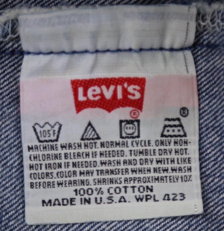 n*e様 【新品未開封】 Levi's501XX&VINTAGEDENIMJAC Vintage 1998 Levi's 501 XX Button Fly Jeans Cut Off USA Shrink To