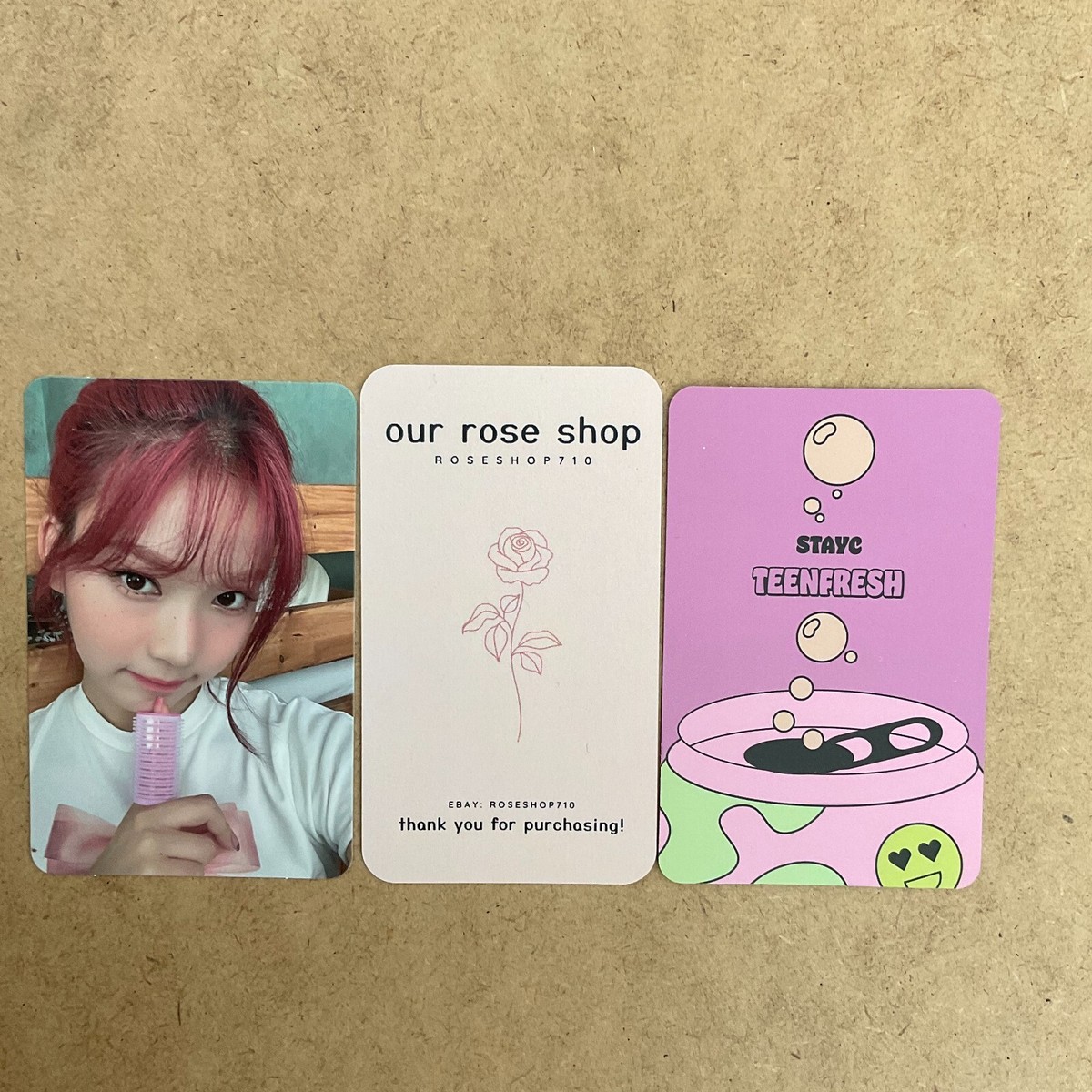完売品 STAYC香水 OFFICIAL SCENT TEENFRESH トレカ STAYC TeenFresh US Exclusive Official Photocard | eBay
