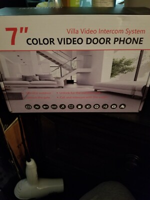 Villa Video Intercom system 7'' Color Video Door phone 