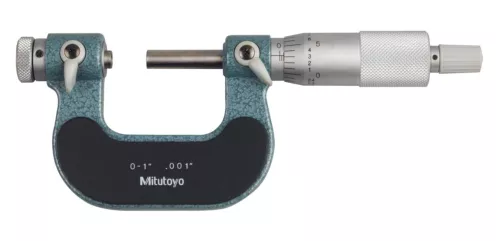Mitutoyo 126-137, 0-1" X .001" Screw Thread Micrometer, Ratchet
