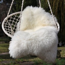 Sheepskin Champagne Merino Fur Natural Fur Ecologically Tanned Decoration
