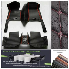 For Audi Car Floor Mats All Models Luxury Waterproof Liners Carpets Cargo Custom