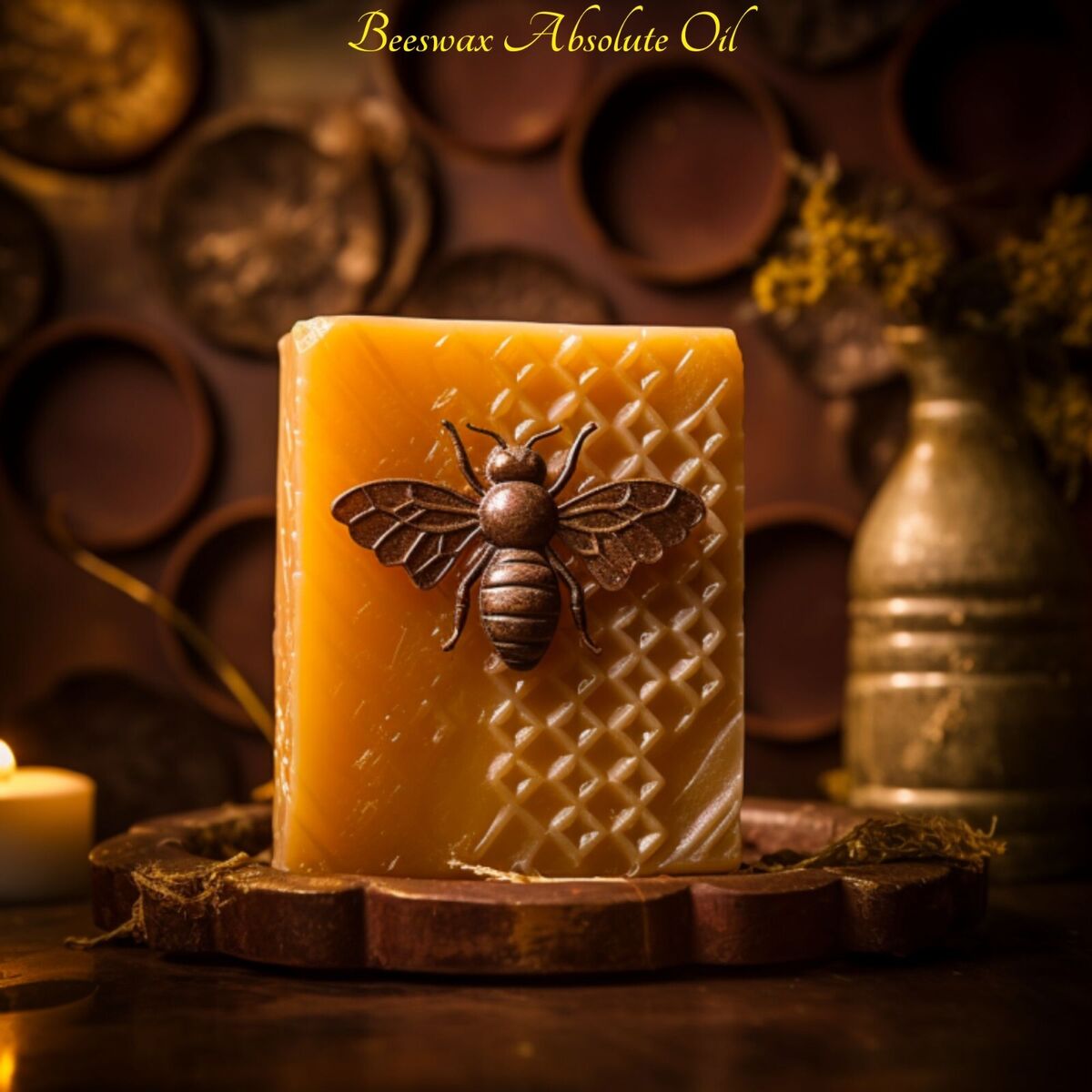 Beeswax/Honey Absolute Essential Oil (Cera Alba). 100% Pure and natural.
