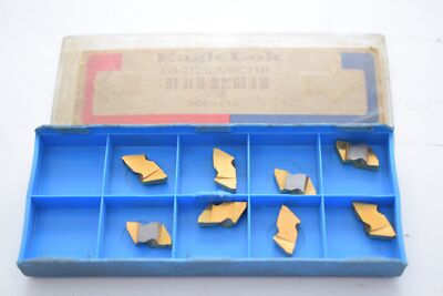 Pack of 8 NEW Eagle Lock EG-2125LK/MC11H Carbide Insert Grooving 