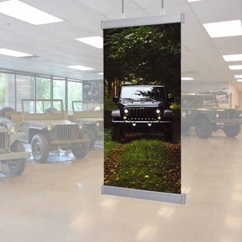 Aluminum Sign Banner Hanger Poster Gripper Wall Rail, 60-Inch Wide,Only Hardware - Picture 11 of 12