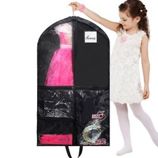 Waterproof Hanging Garment Bag 40 inch Clothes BagBreathable Dance Costume Ga...