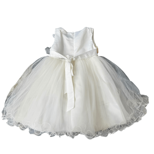 Cielarko Children Girl Dress Butterfly Flower Embroidery Formal size 4-5 NWT - Picture 3 of 5