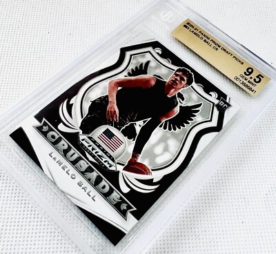 2020 Panini Prizm Lamelo Ball RC Crusade Rookie Card #83 BGS 9.5