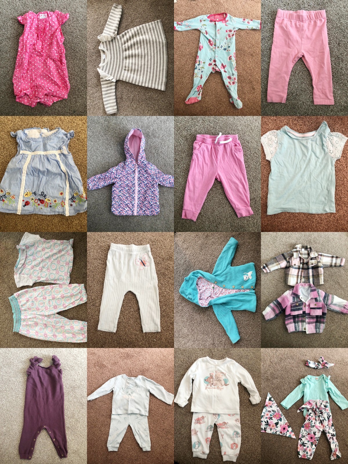 Baby Girl Clothes 69 Months Bundle, 16 Set Items, Really Good Used