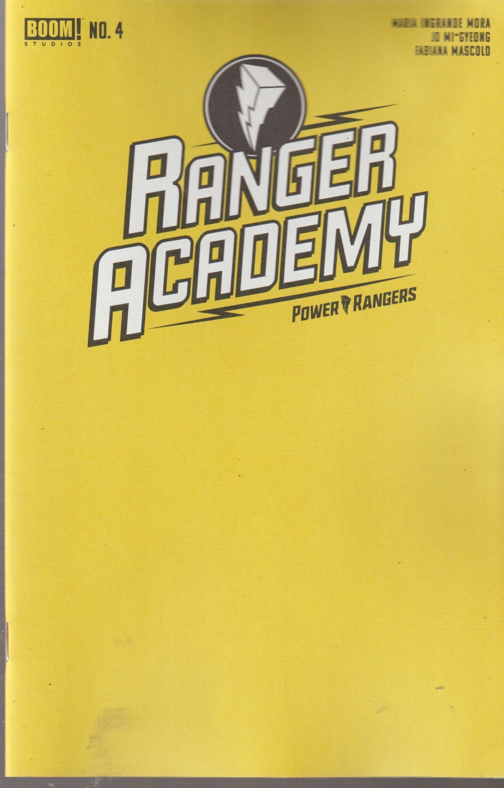 BOOM STUDIOS RANGER ACADEMY #4 JANUARY 2024 VARIANT 1ST PRINT NM