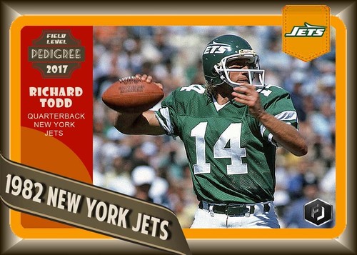 ACEO RICHARD TODD NEW YORK JETS CUSTOM HAND MADE ART CARD