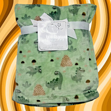 NEW Dinosaurs Dinosaur Grass Mushrooms Plush Baby Blanket Toddler Baby Elements