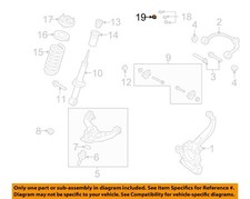 FORD OEM 04-23 Expedition Front Suspension Struts Components-Top Nut W712134S440