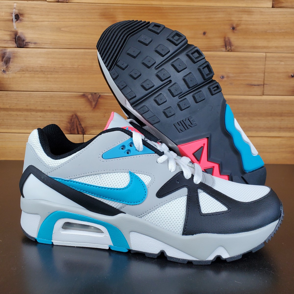 Nike Air Structure OG Shoes (CV3492-100)Preowned Teal Blue Grey White Men\'sSz 13 Nike Air Structure OG White Neo Teal Sneakers CV3492-100  main image 2