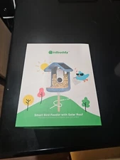 Bird Buddy Smart Bird Feeder With Camera Solar Powered Solar Roof
