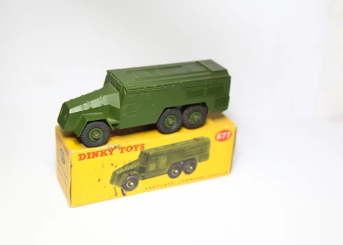 Dinky 677 Armoured Command Vehicle In Original Box - Excellent 1950s Lot 1