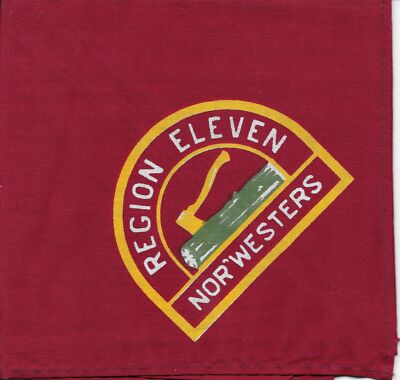 N04b Region 11 Eleven Neckerchief Boy Scouts of America BSA