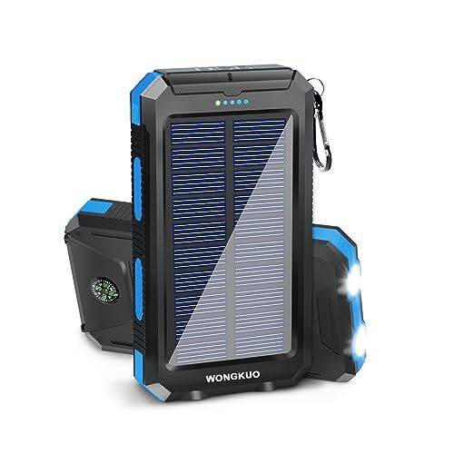 Solar Charger Power Bank - 𝟮𝟬𝟮𝟰 𝙐𝙥𝙜𝙧𝙖𝙙𝙚 36800mAh Solar Phone Charg...