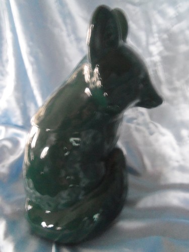 FOX Stoneware 11" Cookie Jar Cat/ Dog Treat Canister - Picture 4 of 6