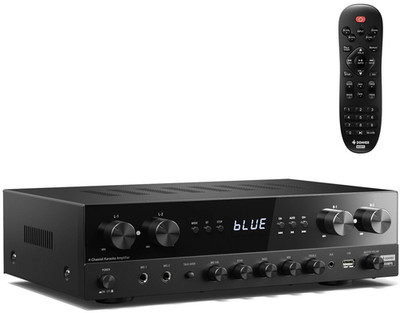 Donner MAMP5 Bluetooth HiFi 4 Channel Power Amplifier Receiver 440W Audio Amp