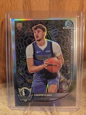 2026 Topps Bowman Chrome Etched-In Glass SSP  Cooper Flagg Mavericks Rookie 🔥
