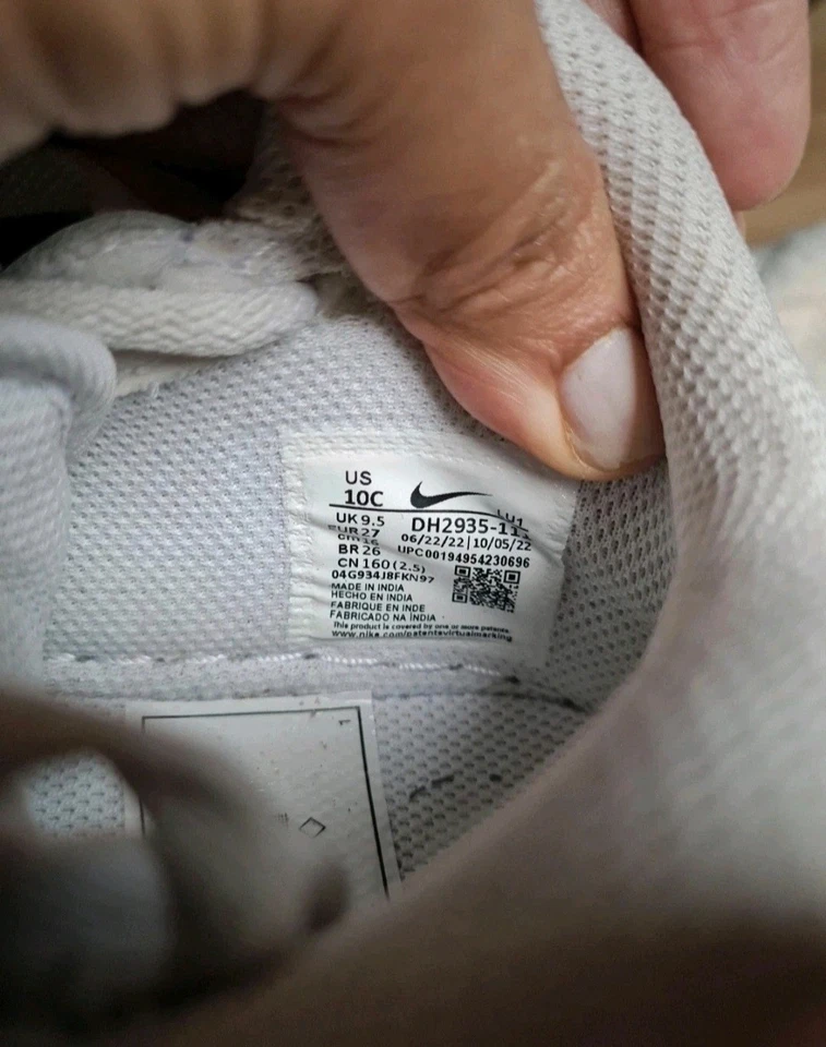 Basket Nike Blanc 27 - Photo 3/4