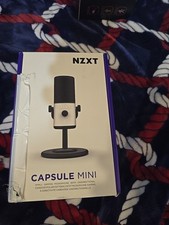 NZXT Capsule Mini - AP-WMMIC-W1 - USB Microphone   High Resolution   Cardioid Po