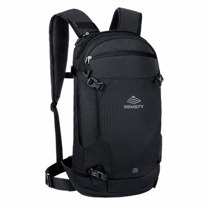 12L Ski & Snowboard Backpack, Backcountry Backpack for Men Women Black