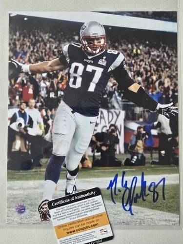 Rob Gronkowski signed 8x10 Photo Picture autograph with COA