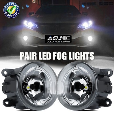 For NISSAN TITAN XD 2016-2019 LED Fog Lights Driving Bumper Lamps Replacement