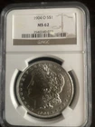 1904 O US Morgan Silver Dollar $1 NGC MS62