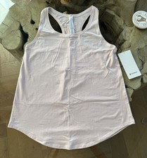 Lululemon Love Tank Pleated Sleevless Top Pink Size 8 BNWT RRP £35