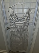 Black and white striped Banana Republic dress Size M