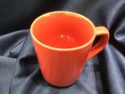 REAL SIMPLE commercial grade RED MUG VITRIFIED never used! NEW! EXCELLENT! — photo 1