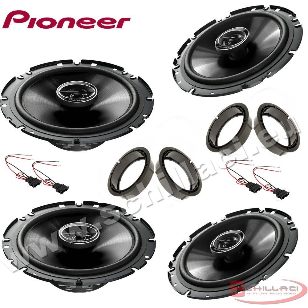 Set 4 Altoparlanti Pioneer per VW Golf | Casse Anteriori e Posteriori