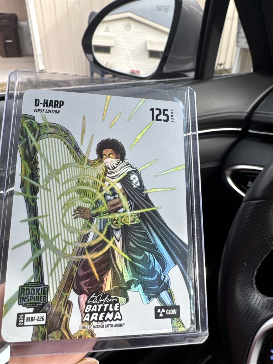 D-Harp Bo Jackson Battle Arena Blizzard 125 Power Glow BLBF-226 2026 Rookie Foil