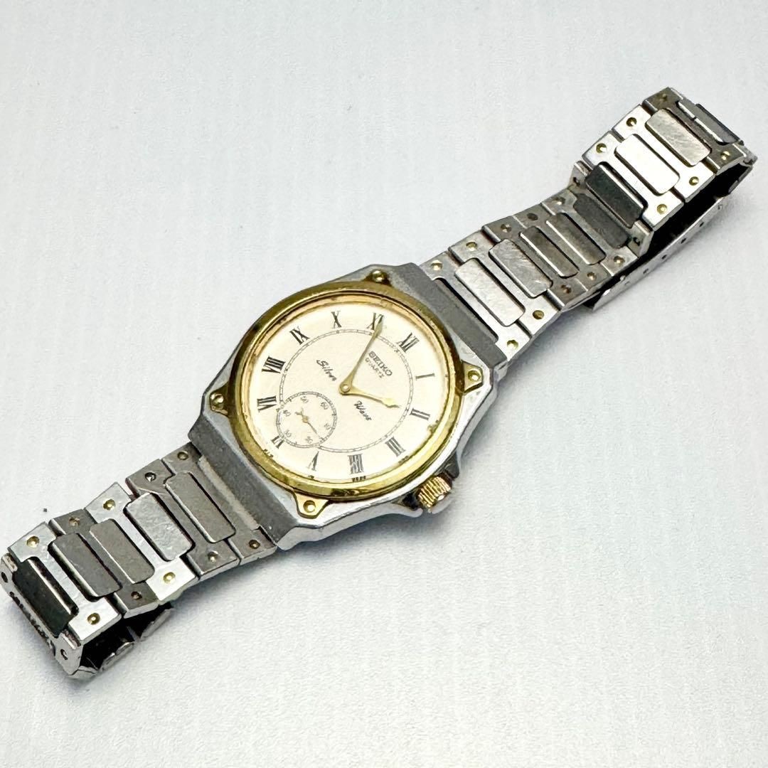 ヴィンテージSEIKO シルバーウェーブ 2628-0060スモセコ Seiko Silver Wave Vintage Quartz Mens Watch 35mm 2628 0060 Classic