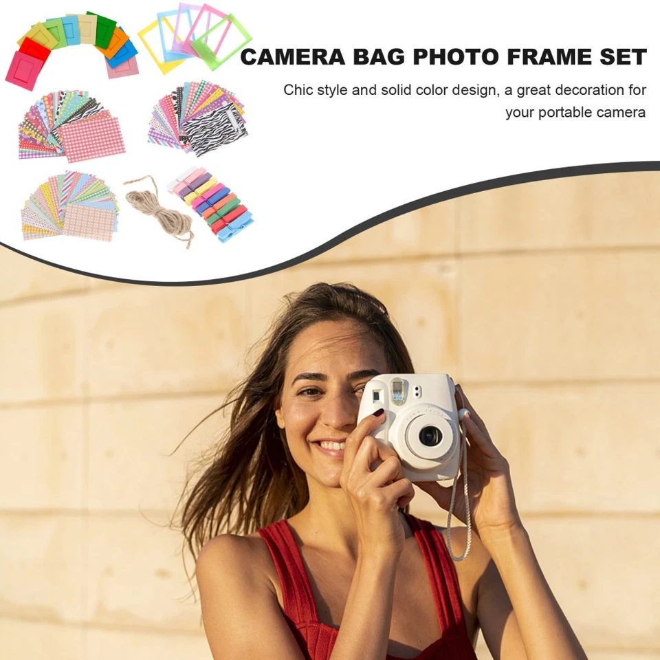 Fotorahmen Aus Papier Fotoalbum Aufkleber Sofortiges Kamera -Fotoalbum - Bild 3 von 4