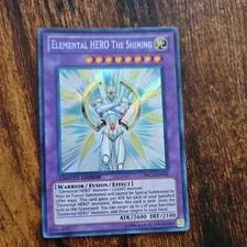 ELEMENTAL HERO THE SHINING YG06-EN001 ULTRA RARE LIMITED EDITION Yugioh NM