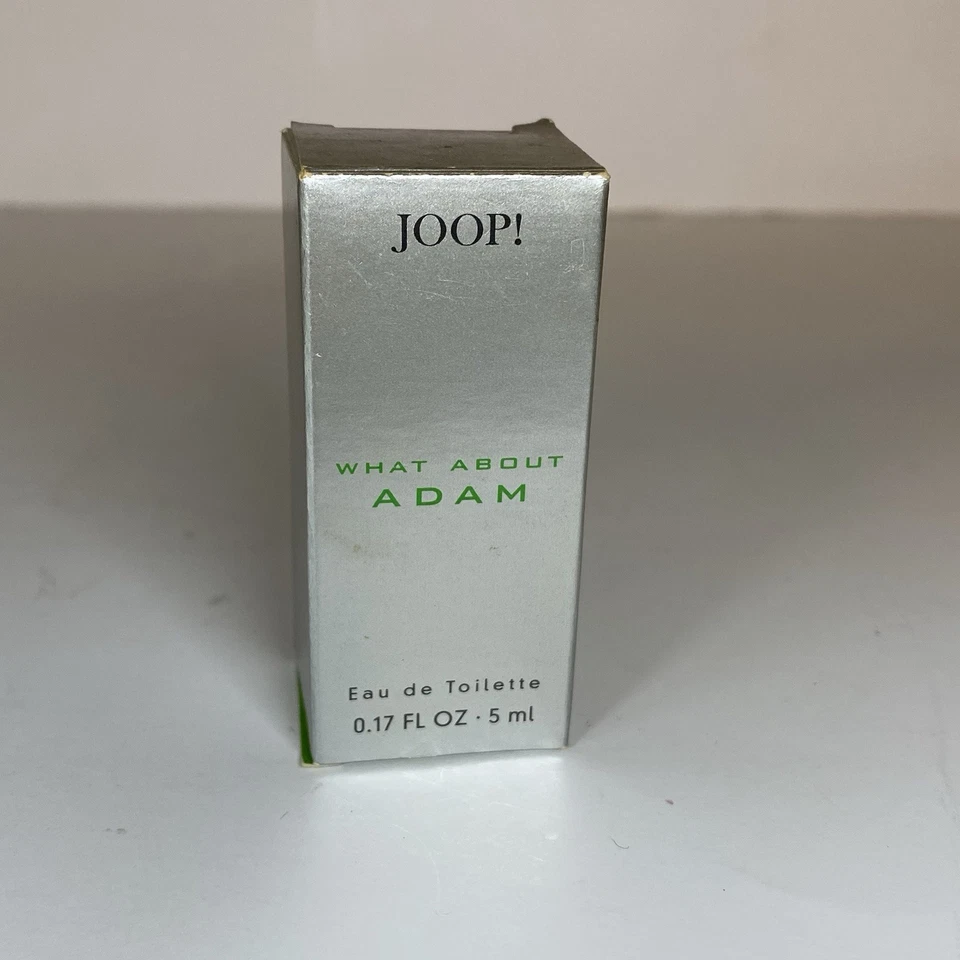 BOXED Joop What About Adam 5 ml Mini EDT Splash For Men DISCONTINUED Cologne - Image 2 of 4