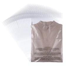 Clear Poly Bags with Suffocation Warning 6x9,8x10,9x12,11x14,12x15,14x20,18x24
