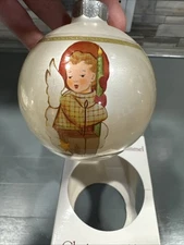 Vintage “Littlest Light “ Inspired By Berta Hummel Christmas 1993 Ball Schmid