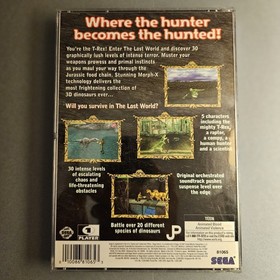 The Lost World Jurassic Park - Sega Saturn 1997 - CIB w Manual Great Disc Tested