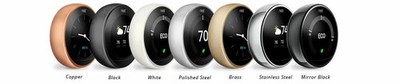 Google Nest 3rd Gen Learning Thermostat w/ Temperature Sensor CHOOSE COLOR A+