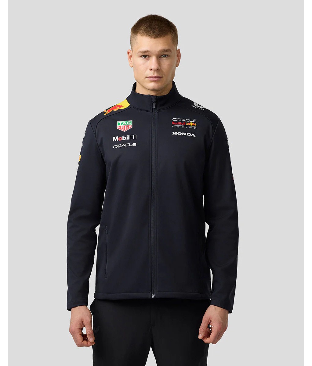 Red Bull Racing F1 Men's 2025 Team Softshell Jacket - Navy | eBay