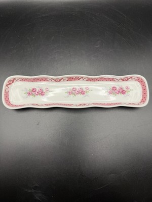 VTG Limoges Telier Du Tableau Trinket Dish Floral Porcelain France CHIPPED