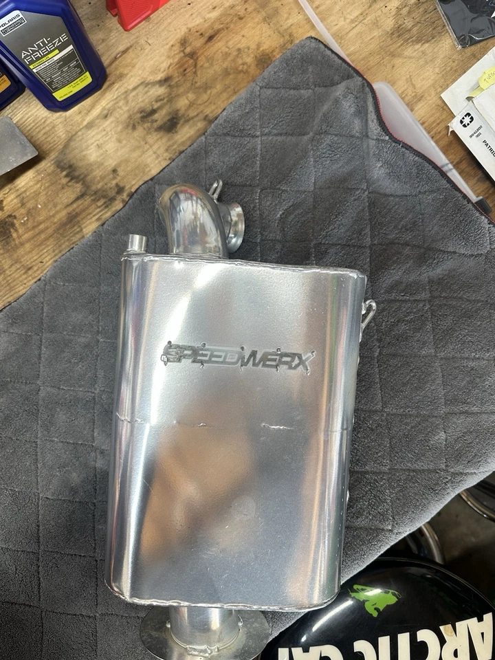 Speedwerx - POL9M-1 Polaris 9r Ceramic Coated Lightweight Muffler - Image 2 of 4