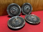 NOS CHEVROLET NOVA CAMARO CHEVELLE WIRE SPOKE WHEEL HUBCAPS GM 14