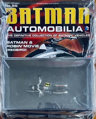 Eaglemoss Batman Automobilia Die-Cast 1:43, #66 New Sealed, Batman & Robin Movie