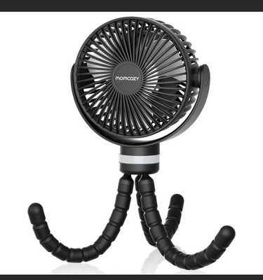 Momcozy Portable Stroller Fan, 8000mAh, 27H Ultra-long Battery Life, Detachable